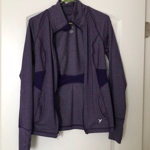 Old Navy Purple Zip Up Workout Jacket